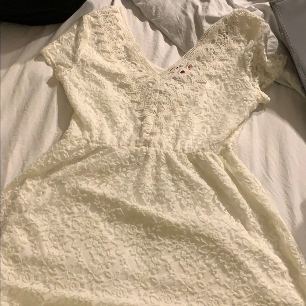 Panhandle dress size large in a off white color